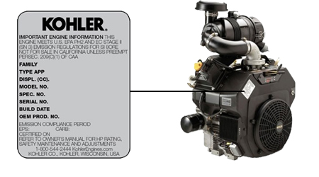 Kohler engine serial number decoder